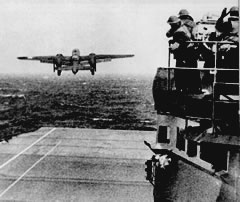 B25B Launches from  the USS Hornet